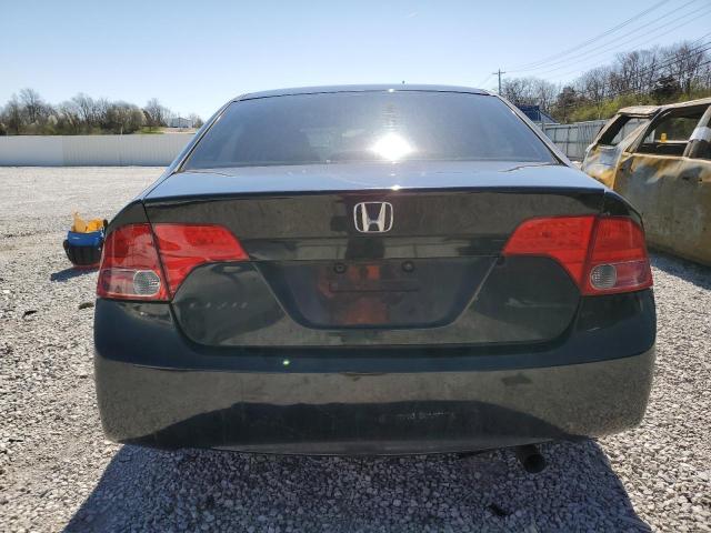 1HGFA16858L088940 - 2008 HONDA CIVIC EX BLACK photo 6