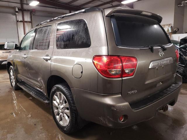 5TDZY68A78S013613 - 2008 TOYOTA SEQUOIA LIMITED GRAY photo 2