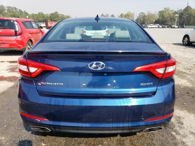 5NPE34AF3GH415642 - 2016 HYUNDAI SONATA SPORT BLUE photo 6