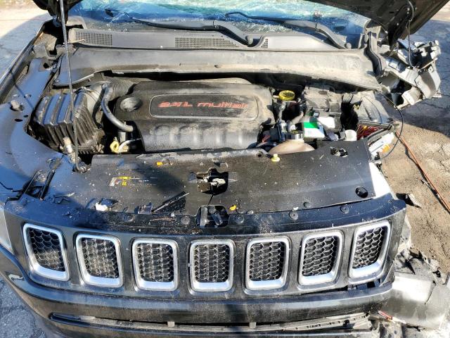 3C4NJDBB3JT349733 - 2018 JEEP COMPASS LATITUDE BLACK photo 12