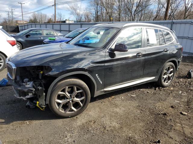 5UX53DP03N9K09289 - 2022 BMW X3 XDRIVE30I BLACK photo 1