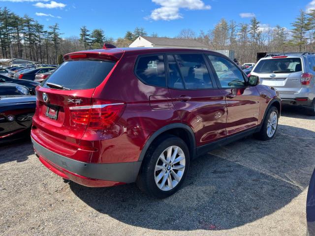 5UXWX9C51D0A14000 - 2013 BMW X3 XDRIVE28I RED photo 4