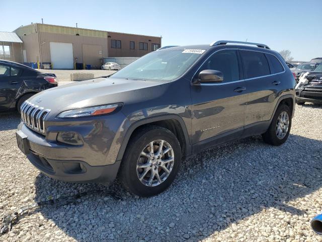 1C4PJMCBXFW503718 - 2015 JEEP CHEROKEE LATITUDE CHARCOAL photo 1