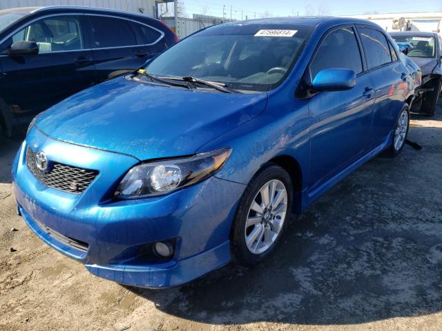 1NXBU40EX9Z069389 - 2009 TOYOTA COROLLA BASE BLUE photo 1