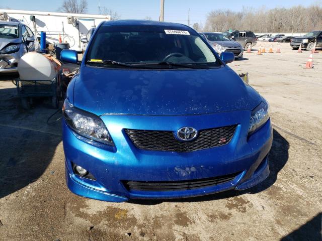 1NXBU40EX9Z069389 - 2009 TOYOTA COROLLA BASE BLUE photo 5