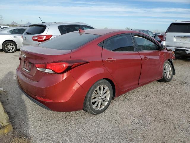 5NPDH4AE3FH639884 - 2015 HYUNDAI ELANTRA SE MAROON photo 3