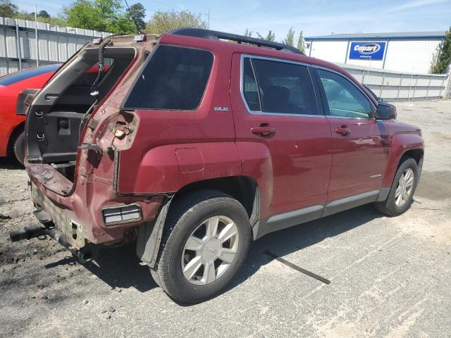 2GKALSEK0C6360340 - 2012 GMC TERRAIN SLE MAROON photo 3