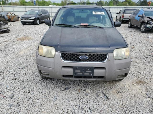 1FMYU03132KC73352 - 2002 FORD ESCAPE XLT BLACK photo 5