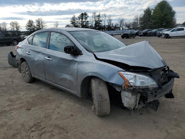 3N1AB7AP3DL625393 - 2013 NISSAN SENTRA S GRAY photo 4