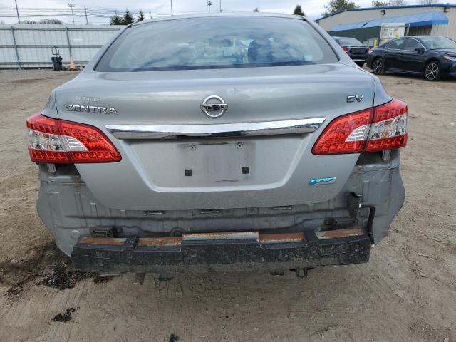 3N1AB7AP3DL625393 - 2013 NISSAN SENTRA S GRAY photo 6