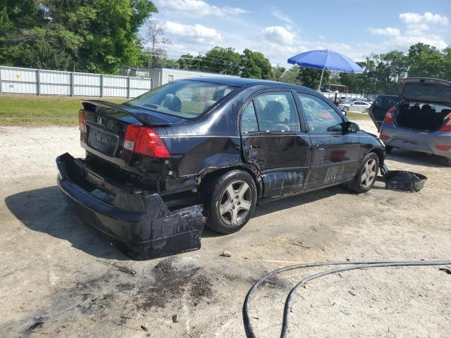 2HGES26745H553660 - 2005 HONDA CIVIC EX BLACK photo 3