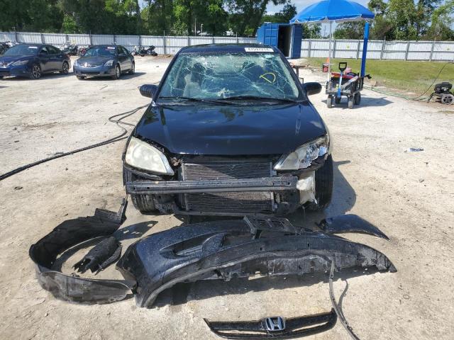 2HGES26745H553660 - 2005 HONDA CIVIC EX BLACK photo 5