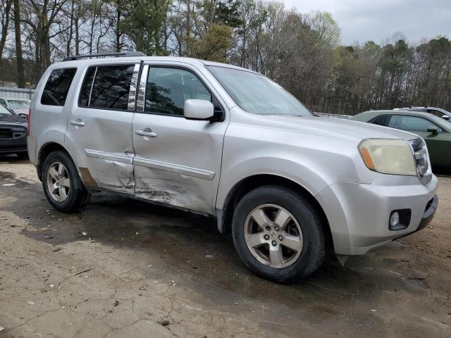 5FNYF38479B004376 - 2009 HONDA PILOT EX SILVER photo 4