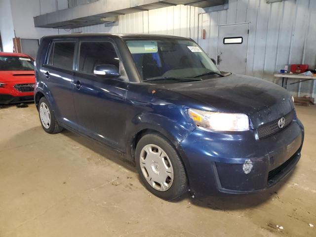 JTLKE50E281009702 - 2008 TOYOTA SCION XB BLUE photo 4