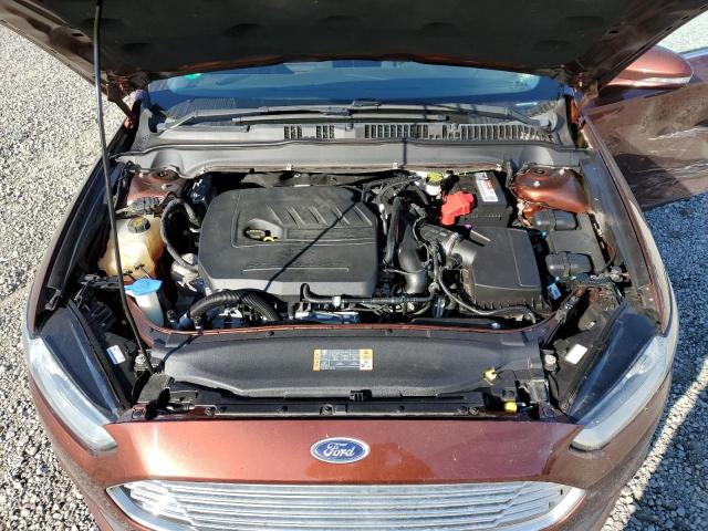 3FA6P0HDXFR178591 - 2015 FORD FUSION SE BURGUNDY photo 11