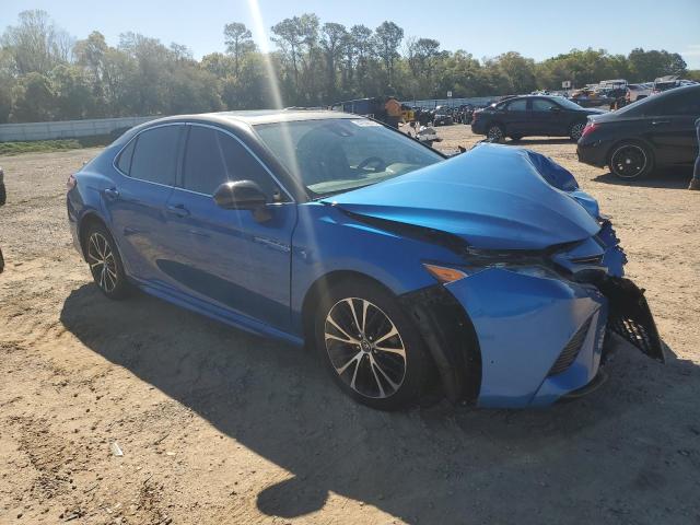 4T1B11HK5KU160139 - 2019 TOYOTA CAMRY L BLUE photo 4