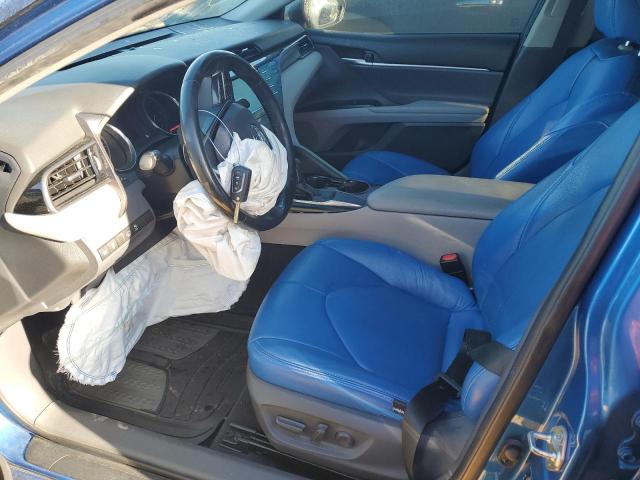 4T1B11HK5KU160139 - 2019 TOYOTA CAMRY L BLUE photo 7