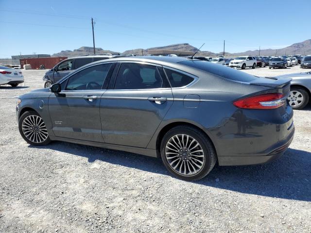 3FA6P0SUXJR268342 - 2018 FORD FUSION TITANIUM/PLATINUM PHEV GRAY photo 2