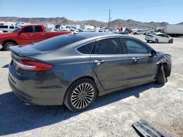 3FA6P0SUXJR268342 - 2018 FORD FUSION TITANIUM/PLATINUM PHEV GRAY photo 3