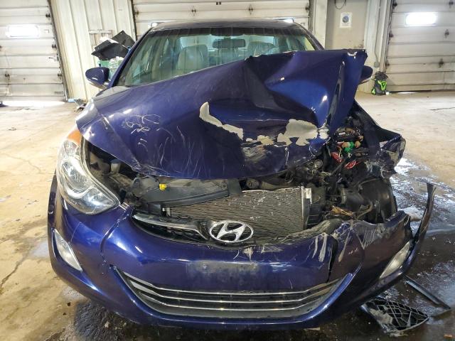 5NPDH4AE7DH322722 - 2013 HYUNDAI ELANTRA GLS BLUE photo 5