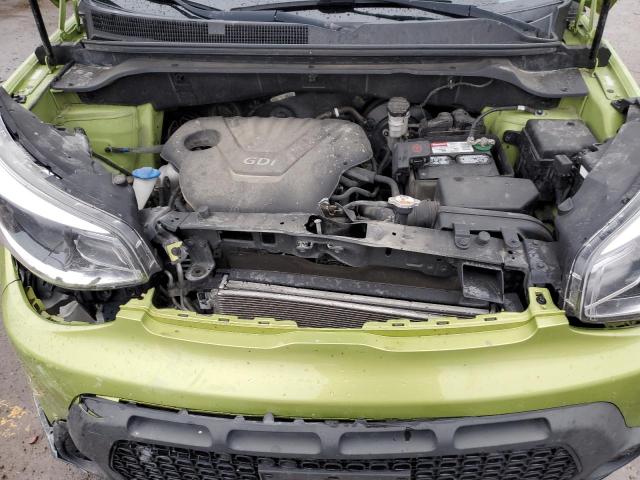 KNDJN2A29F7809899 - 2015 KIA SOUL GREEN photo 12