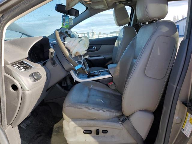 2FMDK3JC8DBA48450 - 2013 FORD EDGE SEL GRAY photo 7