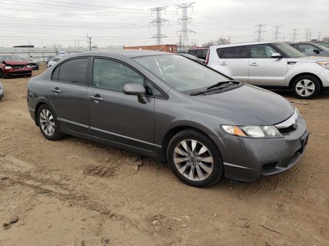 19XFA1F90BE023940 - 2011 HONDA CIVIC EXL GRAY photo 4