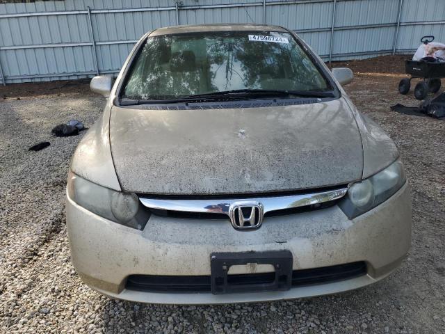 1HGFA16888L083523 - 2008 HONDA CIVIC EX GOLD photo 5