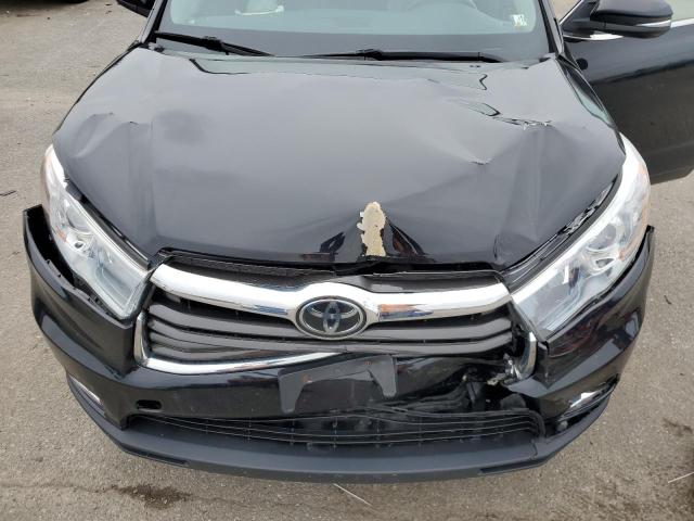 5TDDKRFH7FS168477 - 2015 TOYOTA HIGHLANDER LIMITED BLACK photo 12