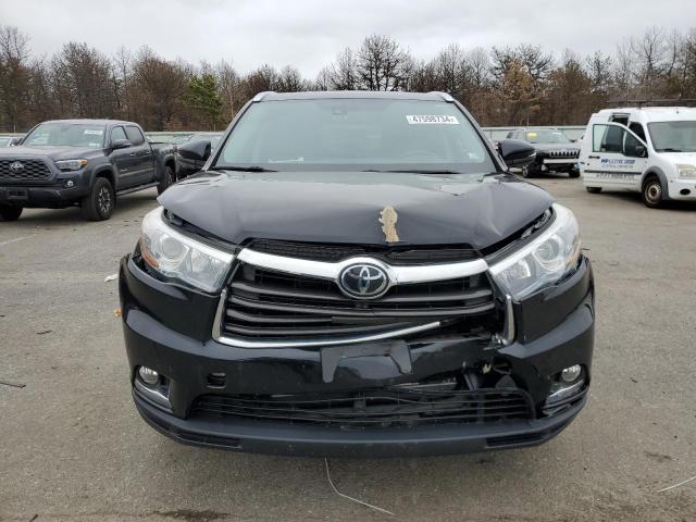 5TDDKRFH7FS168477 - 2015 TOYOTA HIGHLANDER LIMITED BLACK photo 5