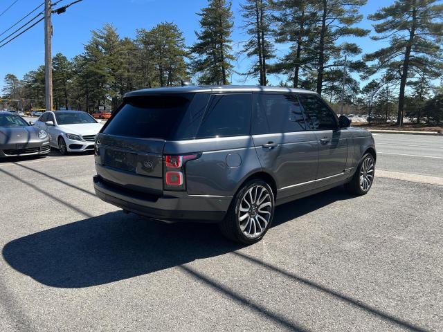SALGV5RE3JA507412 - 2018 LAND ROVER RANGE ROVE AUTOBIOGRAPHY GRAY photo 4