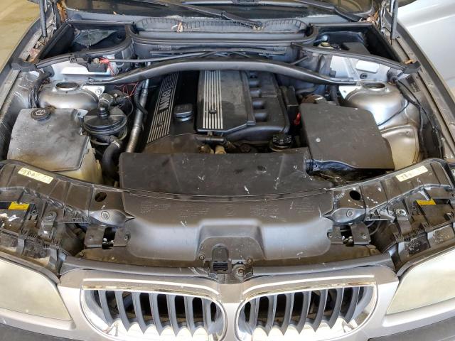 WBXPA93485WD13337 - 2005 BMW X3 3.0I GRAY photo 11