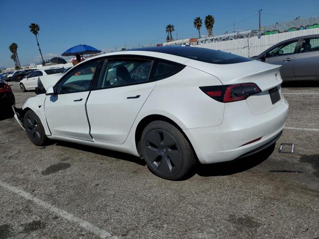 5YJ3E1EA5PF550053 - 2023 TESLA MODEL 3 WHITE photo 2