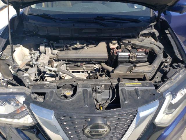 5N1AT2MV1KC733507 - 2019 NISSAN ROGUE S BLUE photo 12