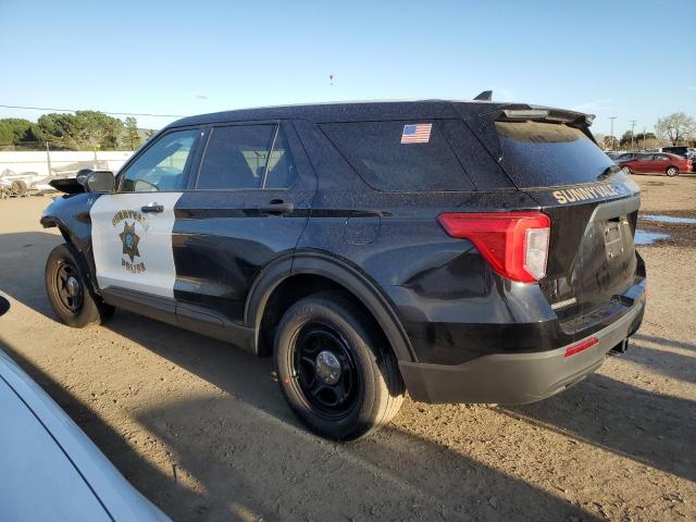 1FM5K8AB1PGA19667 - 2023 FORD EXPLORER POLICE INTERCEPTOR შავი ფოტო 2