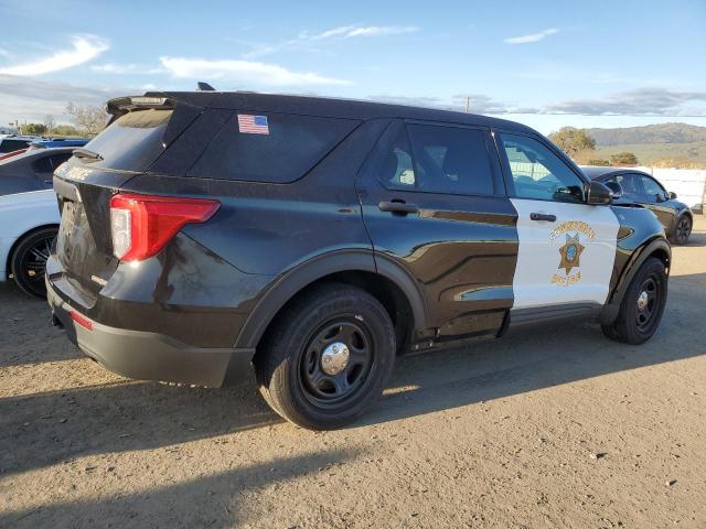 1FM5K8AB1PGA19667 - 2023 FORD EXPLORER POLICE INTERCEPTOR შავი ფოტო 3