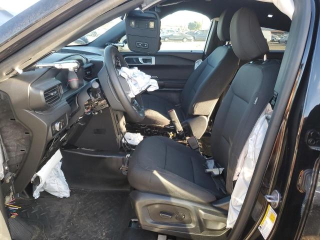 1FM5K8AB1PGA19667 - 2023 FORD EXPLORER POLICE INTERCEPTOR შავი ფოტო 7