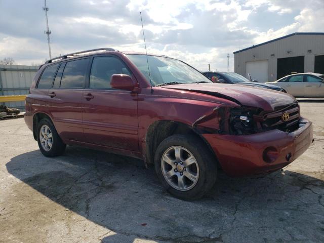 JTEDP21A140038628 - 2004 TOYOTA HIGHLANDER BASE RED photo 4