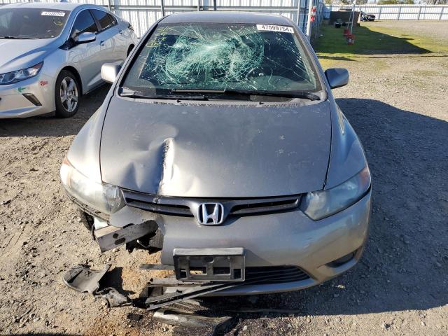 2HGFG12646H501640 - 2006 HONDA CIVIC LX GRAY photo 5