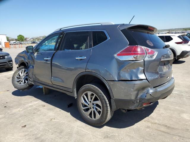 5N1AT2MV9FC866067 - 2015 NISSAN ROGUE S GRAY photo 2