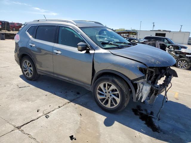 5N1AT2MV9FC866067 - 2015 NISSAN ROGUE S GRAY photo 4