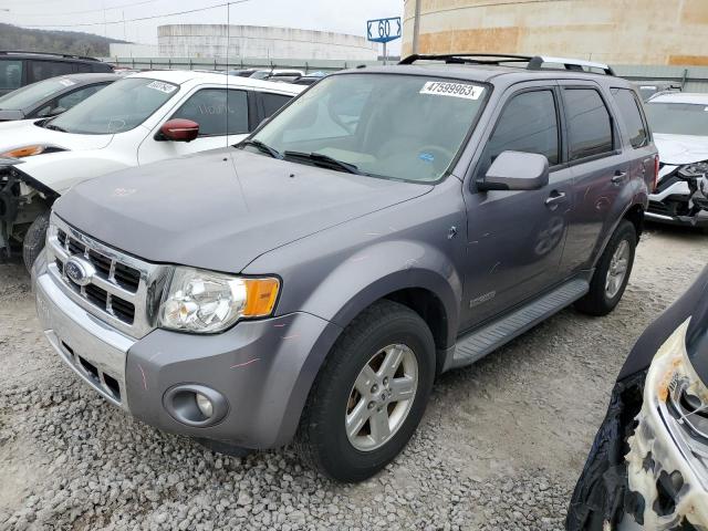 1FMCU49H58KE45489 - 2008 FORD ESCAPE HEV GRAY photo 1