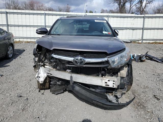 5TDDKRFH9GS339523 - 2016 TOYOTA HIGHLANDER LIMITED GRAY photo 5