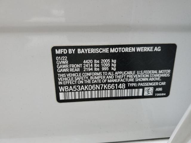 WBA53AK06N7K66148 - 2022 BMW 228I WHITE photo 12