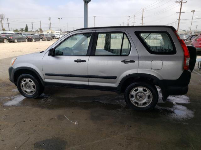 JHLRD78556C019173 - 2006 HONDA CR-V LX SILVER photo 2