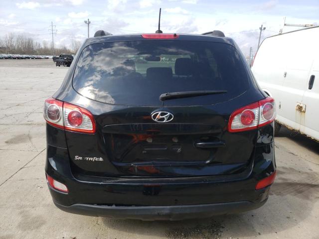 5XYZG4AG7CG139756 - 2012 HYUNDAI SANTA FE GLS BLACK photo 6