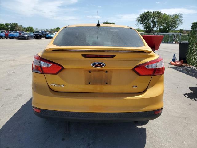 1FAHP3F24CL254540 - 2012 FORD FOCUS SE YELLOW photo 6