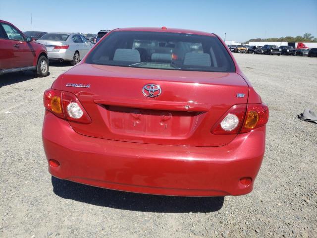 JTDBL40E799056447 - 2009 TOYOTA COROLLA BASE RED photo 6