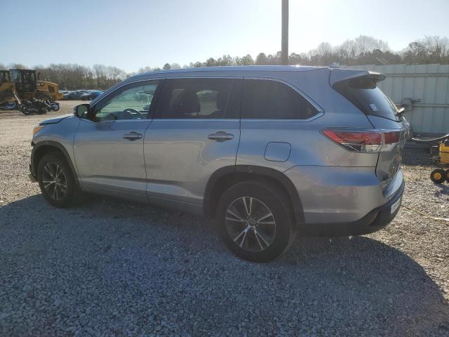 5TDKKRFH6GS500871 - 2016 TOYOTA HIGHLANDER XLE SILVER photo 2
