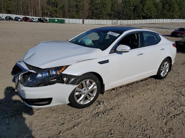 5XXGN4A76DG222050 - 2013 KIA OPTIMA EX WHITE photo 1